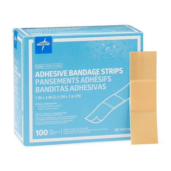 Bandage Strips Plastic Caring 1x3